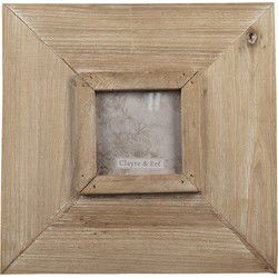 Clayre & Eef Fotolijst Bruin Hout
