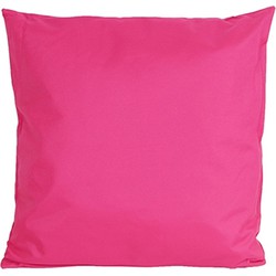 Anna's Collection Sierkussen voor binnen en buiten - fuchsia roze - 60 x 60 cm - tuinkussen - Sierkussens