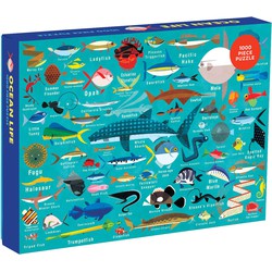 Mudpuppy Mudpuppy puzzel Oceaan Leven - 1000 stukjes