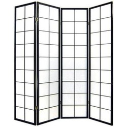 Fine Asianliving Japanse Kamerscherm B180xH180cm 4 Panelen Shoji