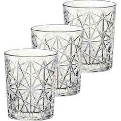 Bormioli Whisky glazen - 12x - Lounge serie - transparant - 390 ml - Whiskeyglazen