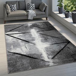 Laagpolig Modern Vloerkleed Modilia - Grijs - 160x230 cm