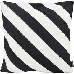 Stripe Zwart/Wit | 45 x 45 cm | Kussenhoes | Katoen/Polyester