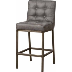 Tower living Vasco barstool - fabric amazon 2 grey