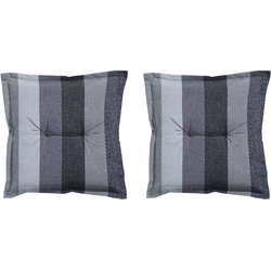 Madison - Zitkussen Victoria Grey - 50x50cm - 2 Stuks