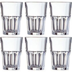 Arcoroc Drinkglazen Granity - 6x - transparant - glas - 420 ml - Drinkglazen