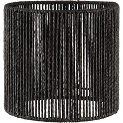 Paper - Cilinder - Verlichting lampenkap - Black - Moderne lampenkap - 20*20*17 cm - E27 lamphouder - Ontworpen voor tafellampen, staande lampen en kroonluchters - Ontworpen voor slaapkamers en woonkamers