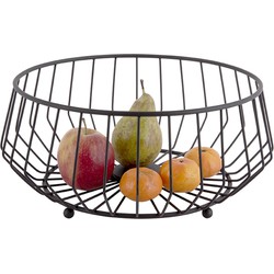 Fruitmand Linea Kink - IJzer Zwart - 30x14,5cm