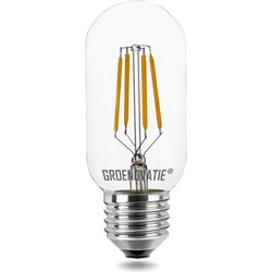 Groenovatie E27 LED Filament Buislamp 4W Extra Warm Wit Dimbaar