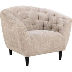 Fauteuil Beige Stof - 97x84x78cm - Flora