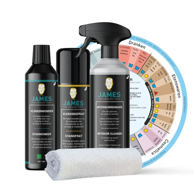 James Vloerkleed schoonmaakset- James Set Textiel - 