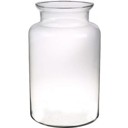 Bloemenvaas Cartagena - helder transparant glas - D19 x H30 cm - Vazen