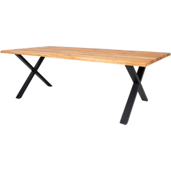 Fendi eikenhouten eettafel naturel - 240 x 95 cm