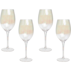 MORGANITE - Wijnglas set van 4 - Transparant - Glas