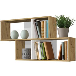 Wandplank 4 Compartimenten L100 cm - Nora