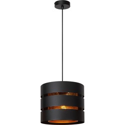 Rossy hanglamp Ø 26 cm 1xE27 zwart en goud