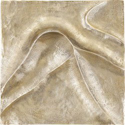 PTMD Gihan Gold Casted Alu Wall Panel Wave Lines M