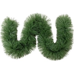 Clayre & Eef Kerstslinger Guirlande 200 cm Groen Kunststof