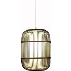 Fine Asianliving Bamboe Hanglamp Zwart Handgemaakt - Dylan