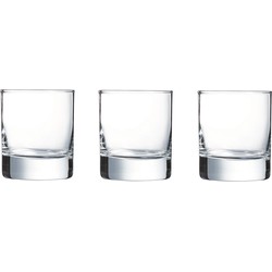 24x Stuks tumbler waterglazen/whiskyglazen 200 ml - Drinkglazen