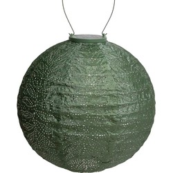 Round dia. 30 cm Folia salie groen lampion