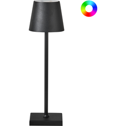 Beliani VALIRA - Tafellamp-Zwart-Aluminium, IJzer