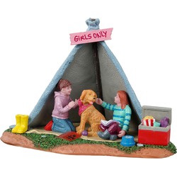 Girls backyard camping Weihnachtsfigur - LEMAX