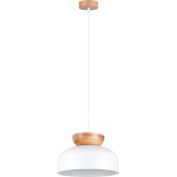 Scandinavische hanglamp Jensen Wit