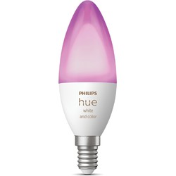 Hue Kerzenlampe weißes und farbiges Licht 1er-Pack E14 Beleuchtung - Philips