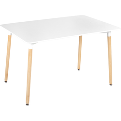 Beliani NEWBERRY - Eettafel-Wit-MDF