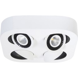 Highlight - Eye - Plafondlamp - LED - 30 x 30  x 6cm - Wit