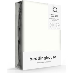 Beddinghouse Jersey-Lycra Hoeslaken Offwhite-90/100 x 200/220 cm