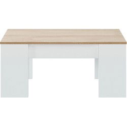 Salontafel met Opklapbaar Blad L100 cm - Alida