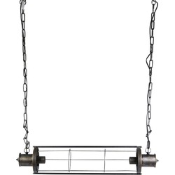 PTMD Tunnel metal grey hanging lamp