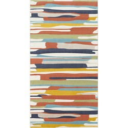 Modern Scandinavisch Tapijt ANAIS - Meerkleurig/Oranje - 80x150 cm