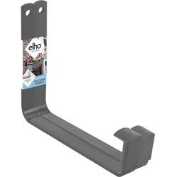 Barcelona muurhaak metaal antraciet buiten & balkon l 1,6 x w 18,4 x h 14,5 cm
