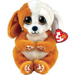 TY Beanie Babies Knuffel Hond Ruggles 15 cm