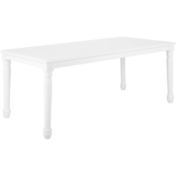 CARY - Eettafel - Wit - 90 x 180 cm - MDF
