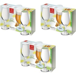Cosy & Trendy speciaalbier glazen - set 9x stuks - 375 ml - Bierglazen