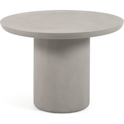 Kave Home - Taimi ronde betonnen buitentafel Ø 110 cm