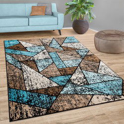 Laagpolig Vloerkleed Metr - Bruin - 240x340 cm