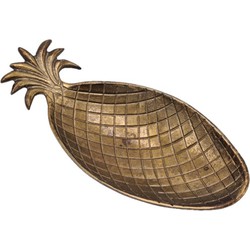 Ananas Schaal - Antique Brass Shiny