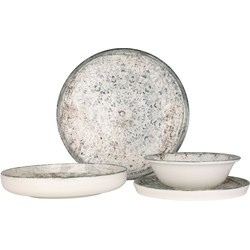 Rinart Serviesset - Fade - 24 delig - 6 Personen - Porselein