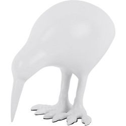 Ornament Bird - Wit - 21x7.5x9.5cm