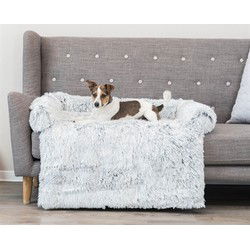 TRIXIE SOFA BED HARVEY MEUBELBESCHERMER HOEKIG WIT / ZWART 70X90 CM