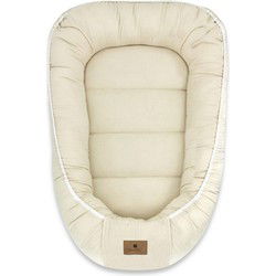 Babynest Mousseline Katoen Beige – 100% Katoen – Antiallergisch Babynestje – 0-6 maanden – Wasbaar – 75x55 cm