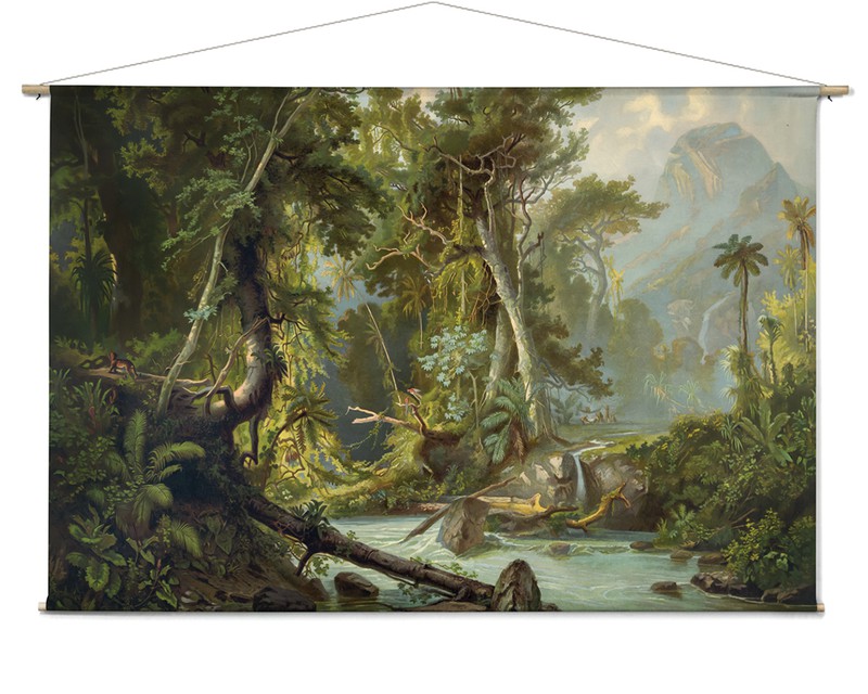 Zuid-Amerikaans oerwoud - 180 x 120 cm - 