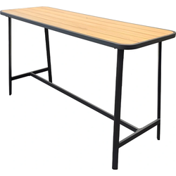 Elmas Bartafel Antraciet 175x58x95 cm
