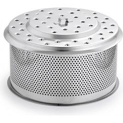 LotusGrill XL Kolenhouder rvs wordt vertaald naar: LotusGrill XL Charcoal Holder rvs