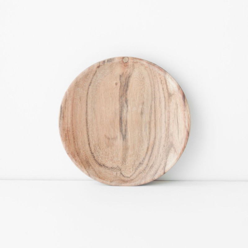 Plate Acacia Wood - Ø13 cm - 
